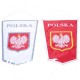Fanion double Polska (7,8 x 19,5 cm)