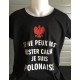 Tee-shirts "Je ne peux pas rester calme..." Taille XXL