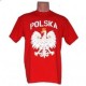 Tee-shirt Polska rouge