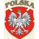Autocollant Polska (7,57 cm x 6,00 cm env)